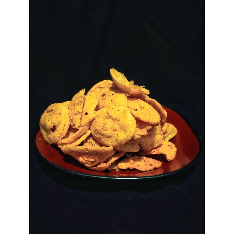 

keripik OPAK BODIN PEDAS RENYAH Saeku