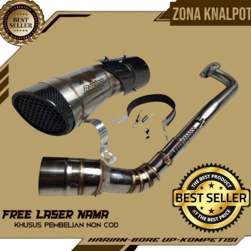 Knalpot R9 h2 tameng untuk nmax vario beat scoopy aerox mio pcx DLL