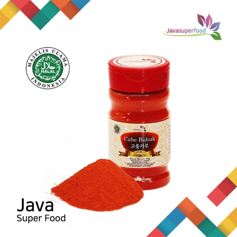 

Bubuk Cabe Halus Korea 50g JAVA SUPER FOOD (BTL)/Chili Powder Korea Soft 50g