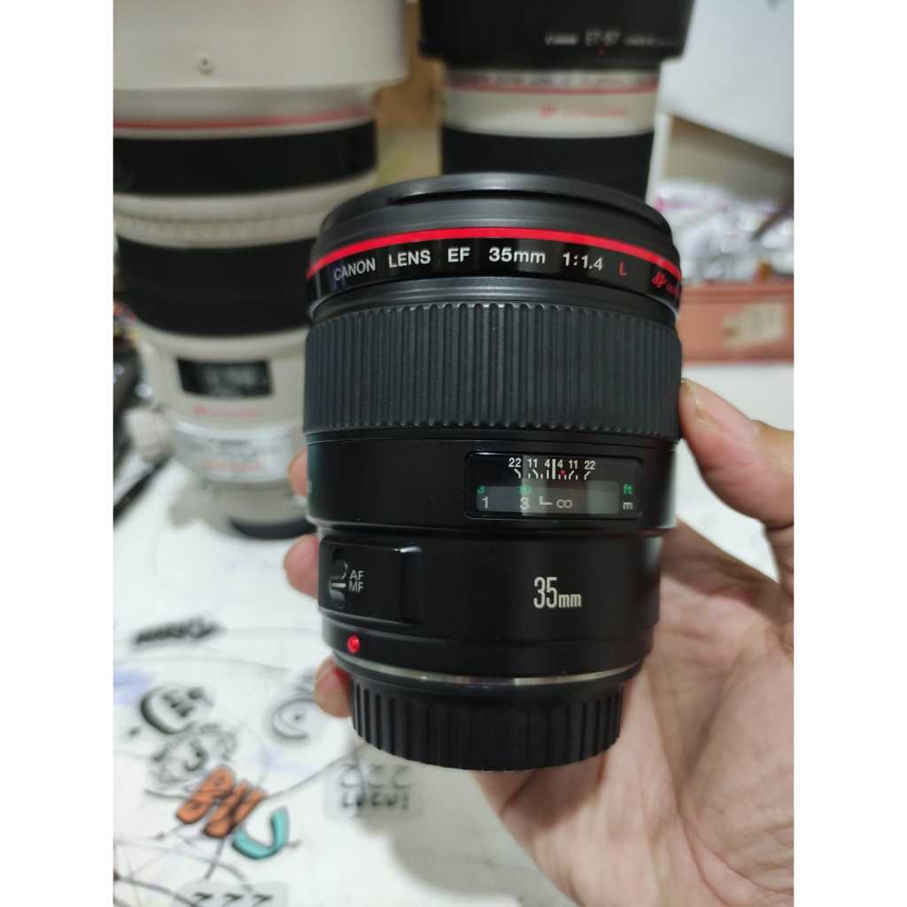 Lensa Canon EF 35mm F1.4 L USM SECOND Mulus