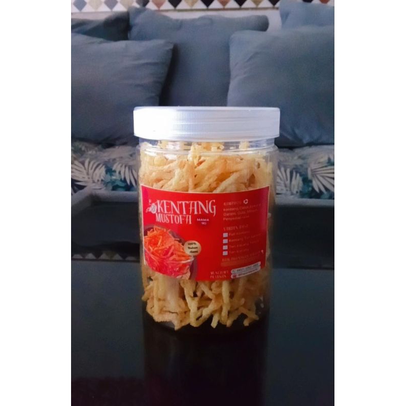 

kentang mustofa rasa original rasa bawang manis gurih toples (1000ml)