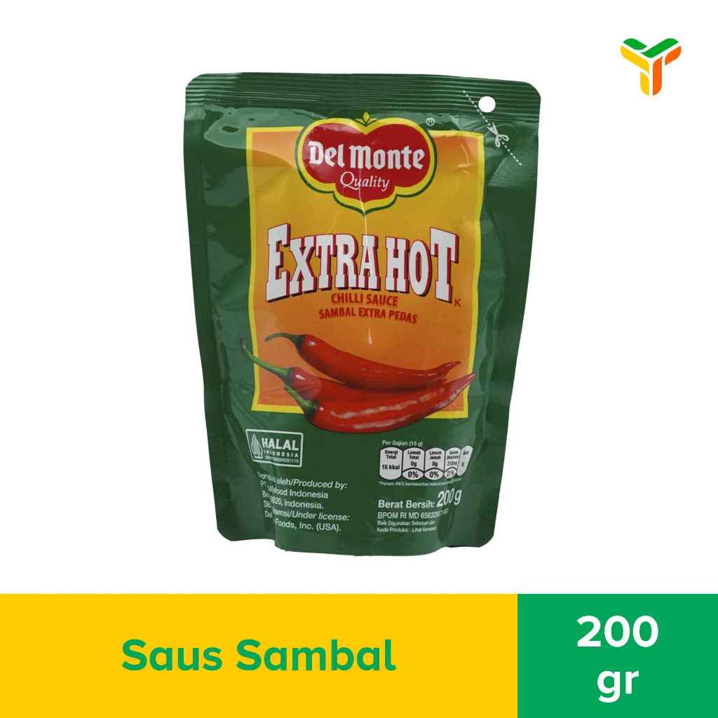 

Del Monte Extra Hot Sauce Pouch 200 Gr