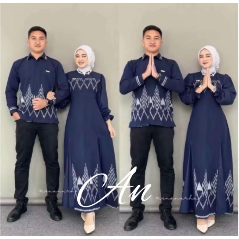 ANANTA ~ PROMO KINANTI NAVY , baju couple tenun kondangan,gamis syar'i, GAMIS VIRAL, tenun jepara ke