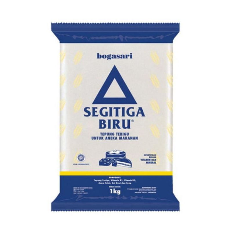 

TEPUNG TERIGU SEGITIGA BIRU 1 KG