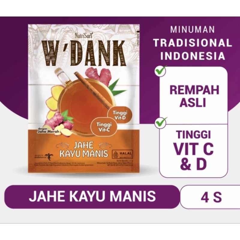 

W'Dank Jahe Kayu Manis - 3 kotak