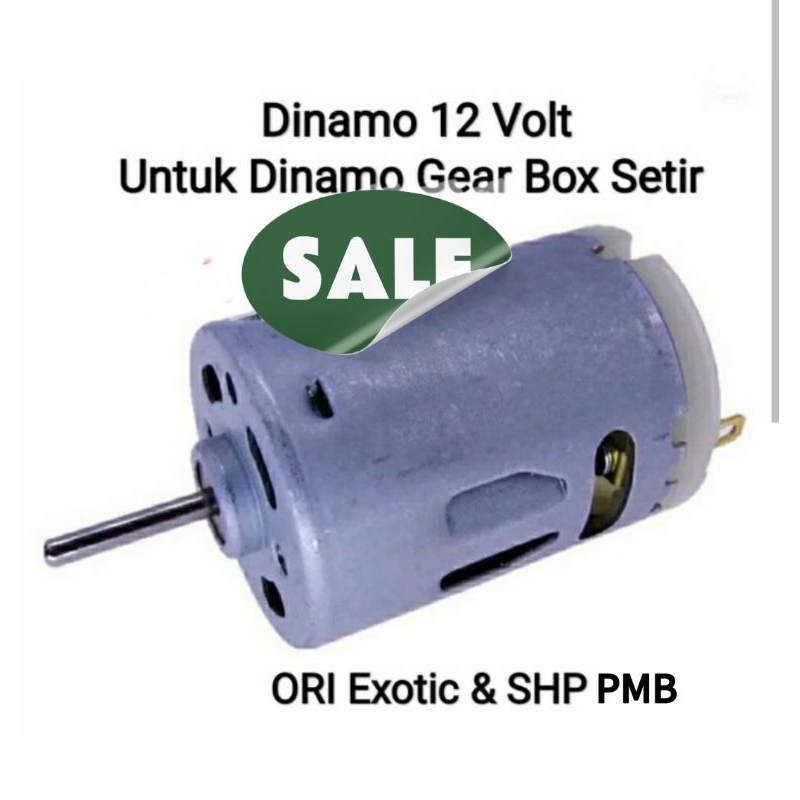 Dinamo setir tipe RS280 6/12 Volt mobil mainan aki anak