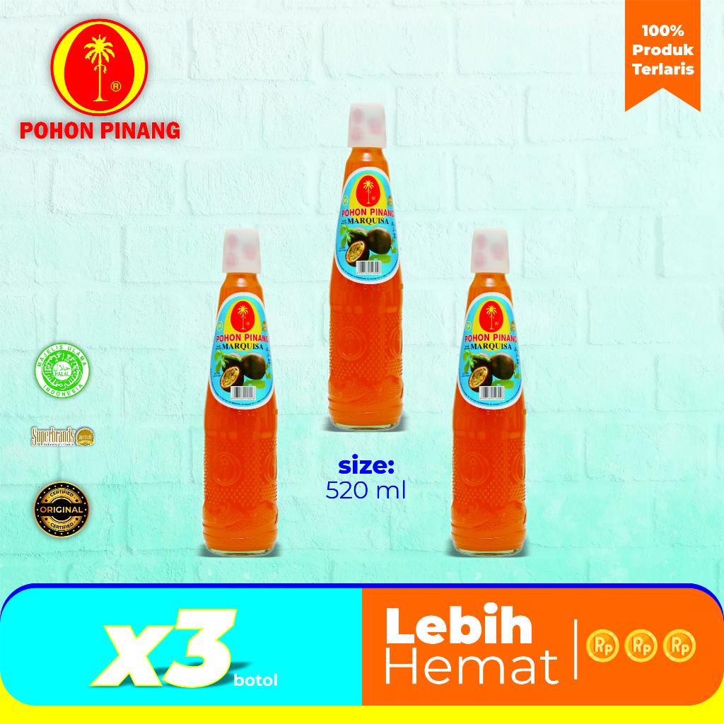 

[LEBIH HEMAT] Pohon Pinang (3 Botol) Marquisa Fresh Juice 520ml