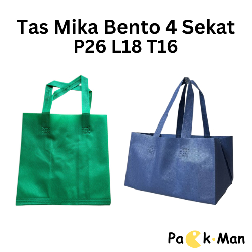 

Tas Goodie Bag untuk Nasi Box Bento 4 Sekat P26 T16 L18