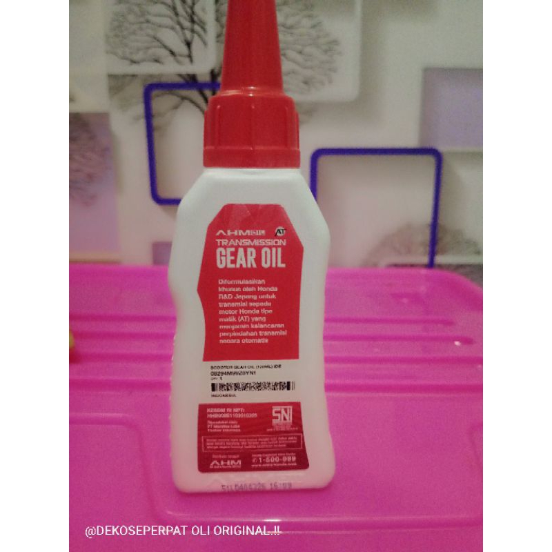 REKOMENDASI OIL GARDAN AHM GEAR OIL 120ML ORIGINAL, DIJAMIN AWET UNTUK MOTOR METIK ,oli motor, oli m