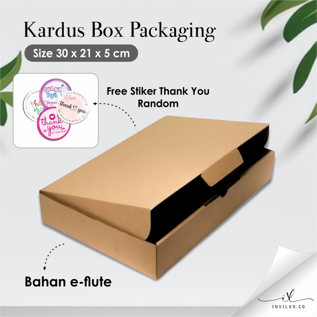 

BOX KARTON CORUGATED DIECUT E-FLUTE - BOX PACKING HAMPERS - KARDUS BOX PACKAGING READY STOCK