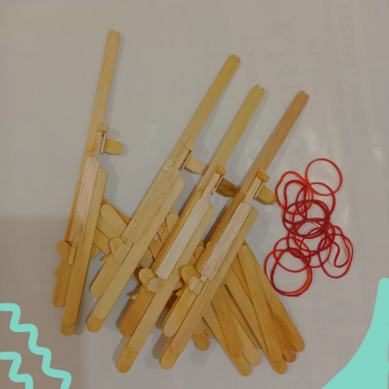 pistol/tembakan karet upin ipin stik es krim