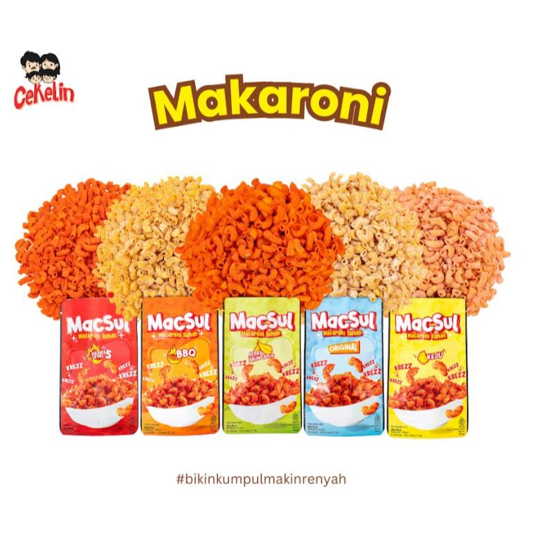 

CEKELIN Cemilan Makaroni - 50gr