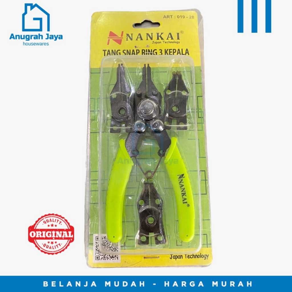 Tang Snap Ring 3 Kepala 019-28 NANKAI