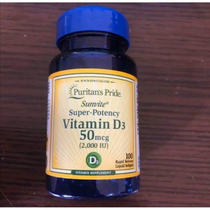 

PURITAN VITAMIN D3 2000 IU 100 Softgels