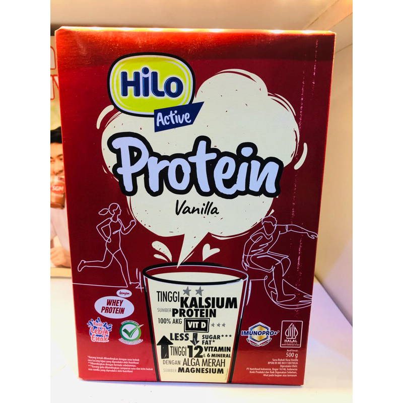 

HILO ACTIVE 500 GRAM VANILLA susu untuk dewasa tinggi kalsium dan protein