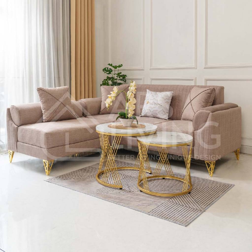 Arsliving Sofa Mewah Elegan | Sofa L Vamelia
