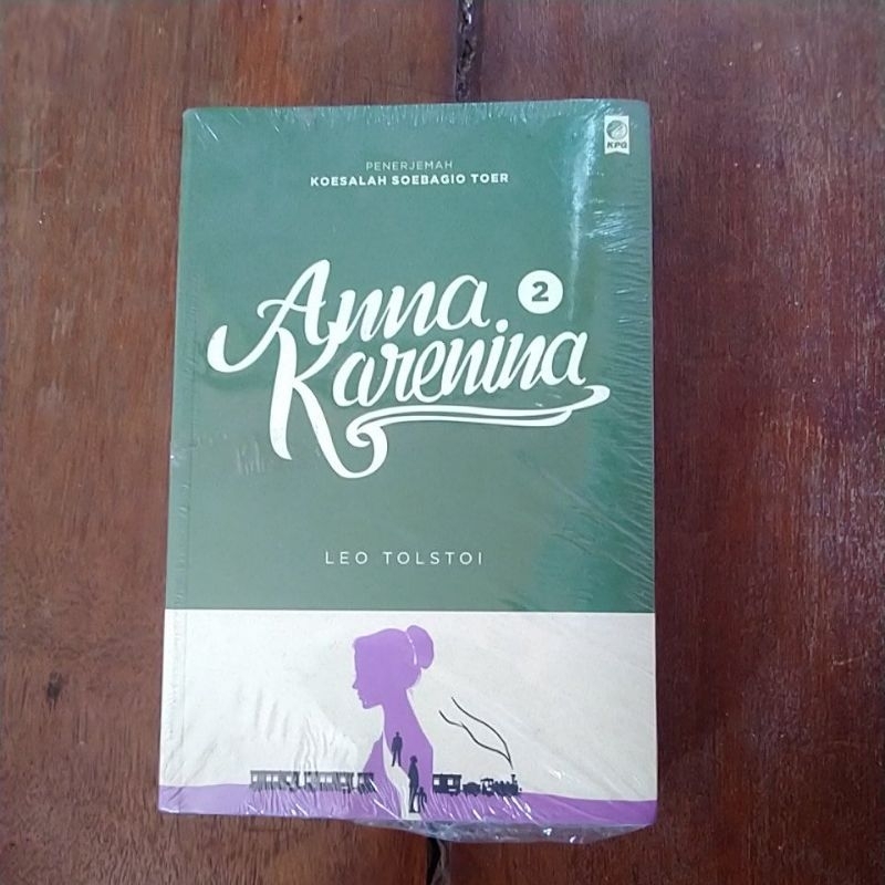 Buku novel Anna Karenina 2 KPG Oleh Leo Tolstoi segel original