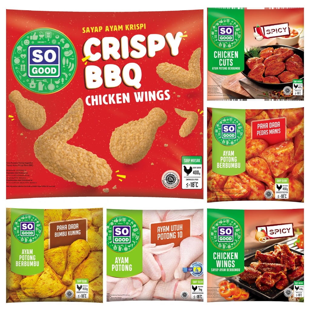 

So Good Ayam Potong | Bumbu Pedas Manis, Bumbu Kuning, Spicy Chicken Cut, Spicy Wing BBQ