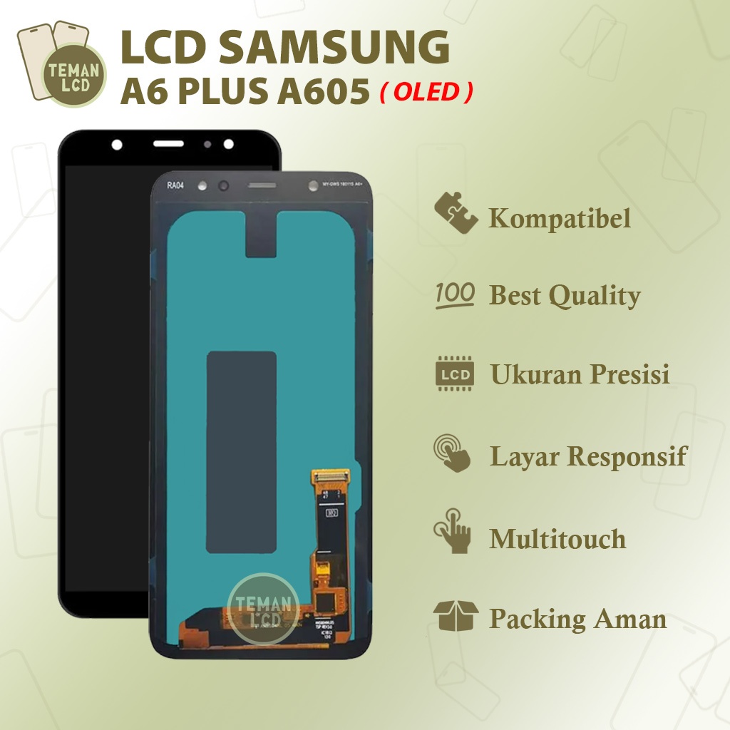 LCD Samsung A6 Plus (A605) OLED - Original 100% Fullset Touchscreen