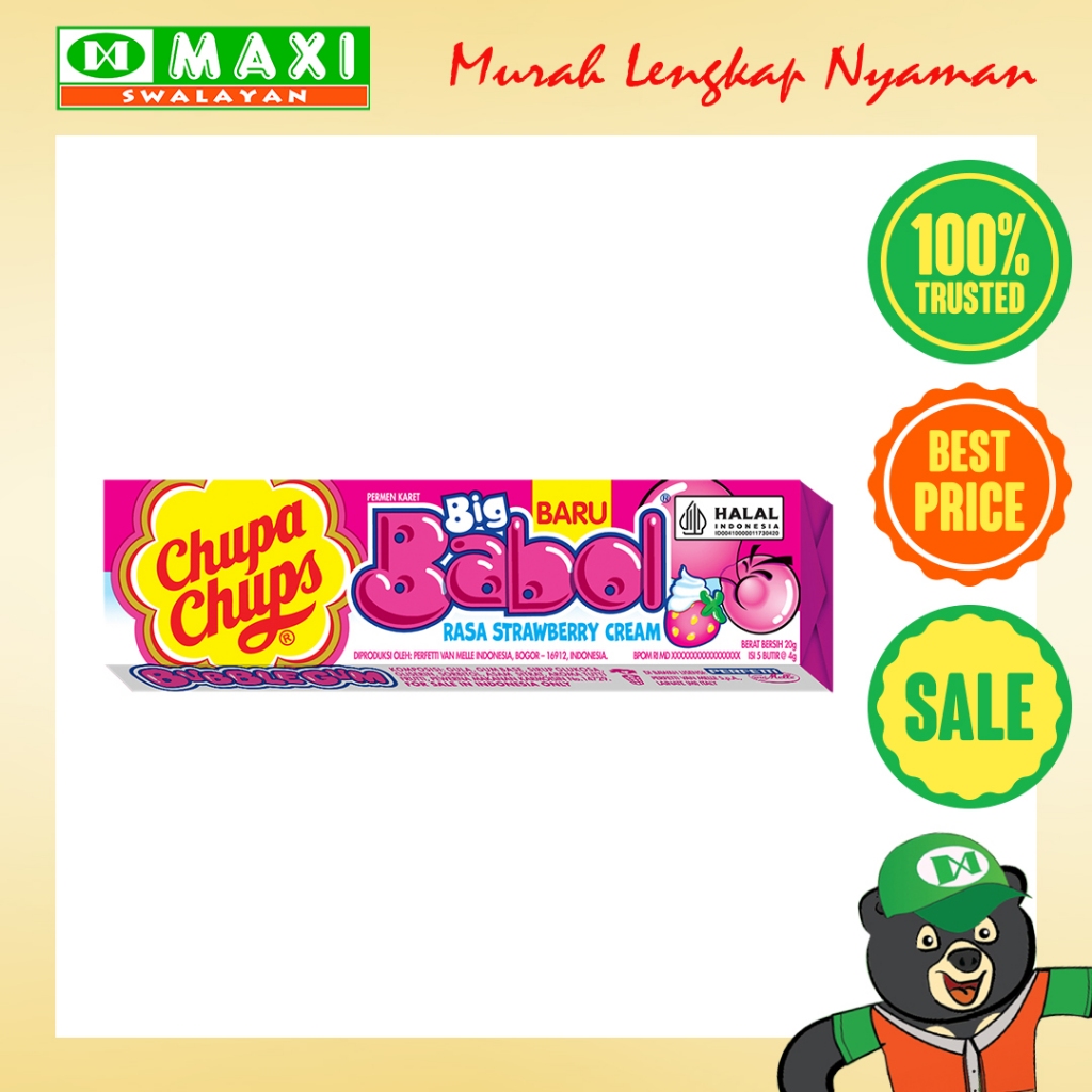 

Big Babol Strawberry 20gr