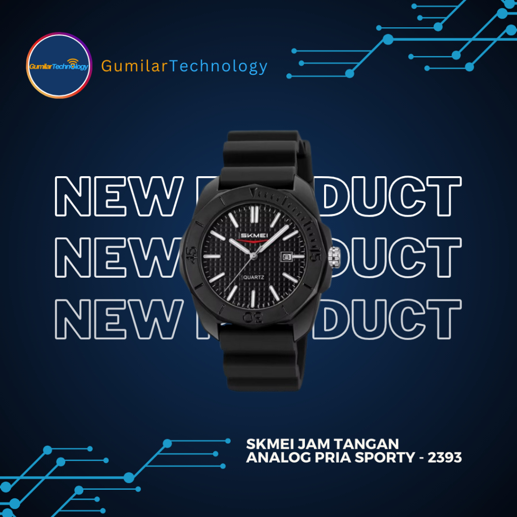 SKMEI Jam Tangan Pria Original Analog Tahan Air Sporty 2393