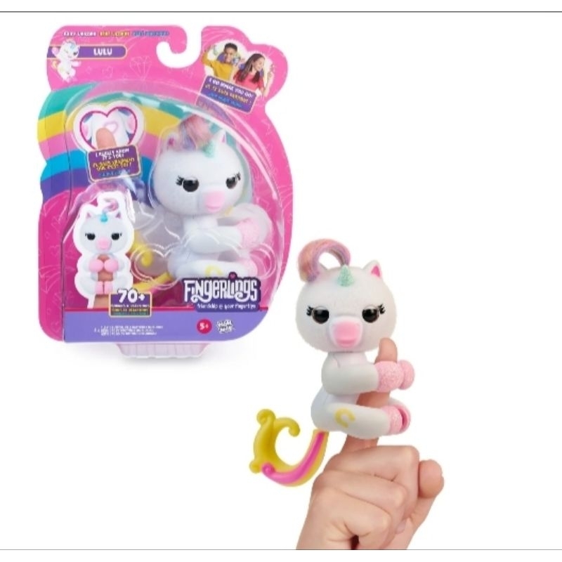 FINGERLINGS UNICORN LULU MAINAN UNTUK ANAK KECIL DAN UNTUK HADIAH ULANG TAHUN.