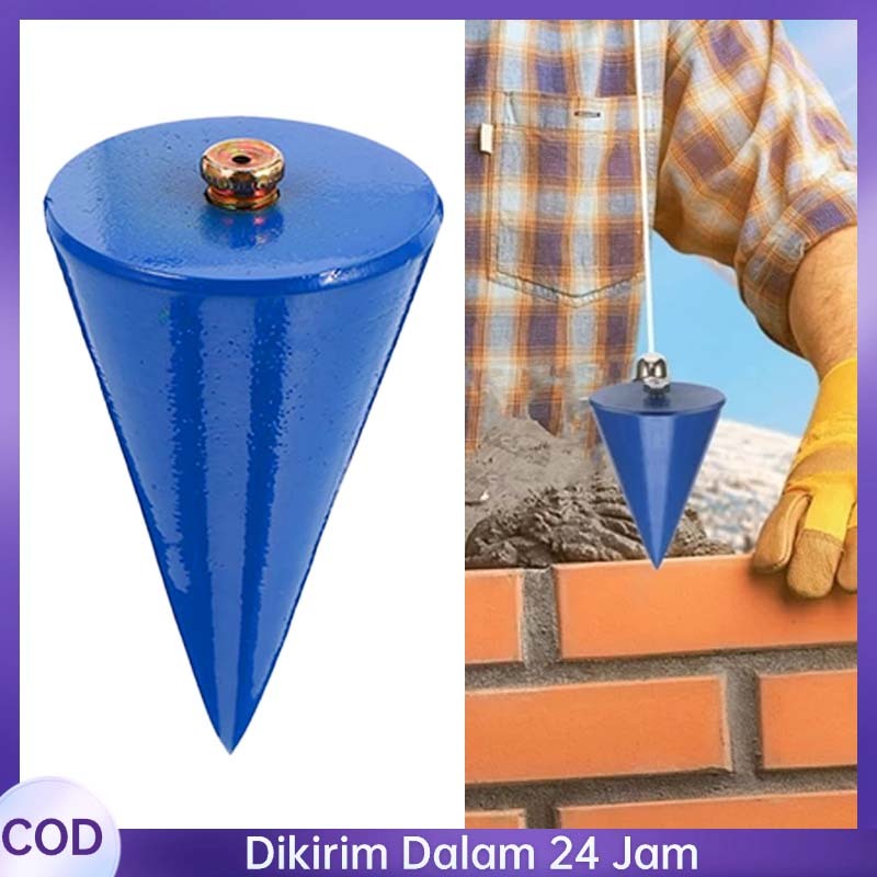 COD Lot Tukang 750 Gram Bandul Timbangan Kerucut Bandul Pemberat Lot Tukang Ukuran 500-1000gram