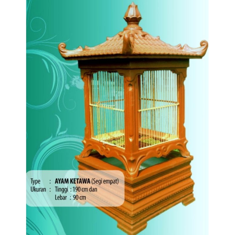 SANGKAR BURUNG BEO,KAKATUA,BAHAN BETON