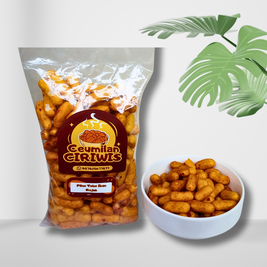 

Keripik Pilus Telor Ikan Balado Pedas | Snack Cemilan Keripik Gurih Pedas