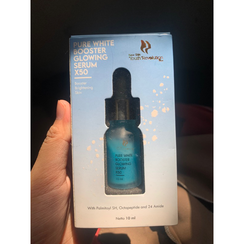 preloved house of beauty pure white booster glowing serum x50 Serum Biru