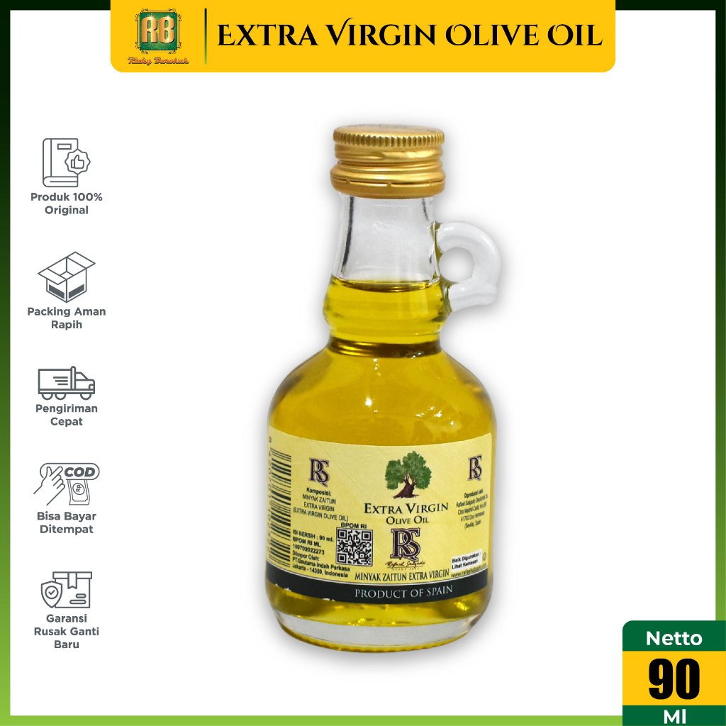 

RS Rafael Salgado Minyak Zaitun Zaytun Extra Virgin Olive Oil 90 Ml Asli Original 100%