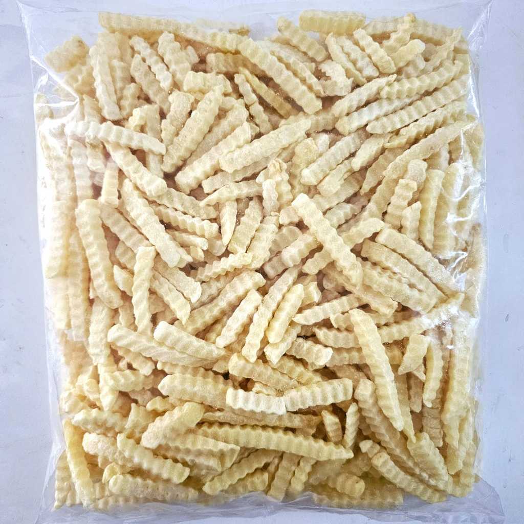 Snowvalley Kentang Goreng Crinkle Cut 2kg | French Fries Frozen Food Renyah & Praktis