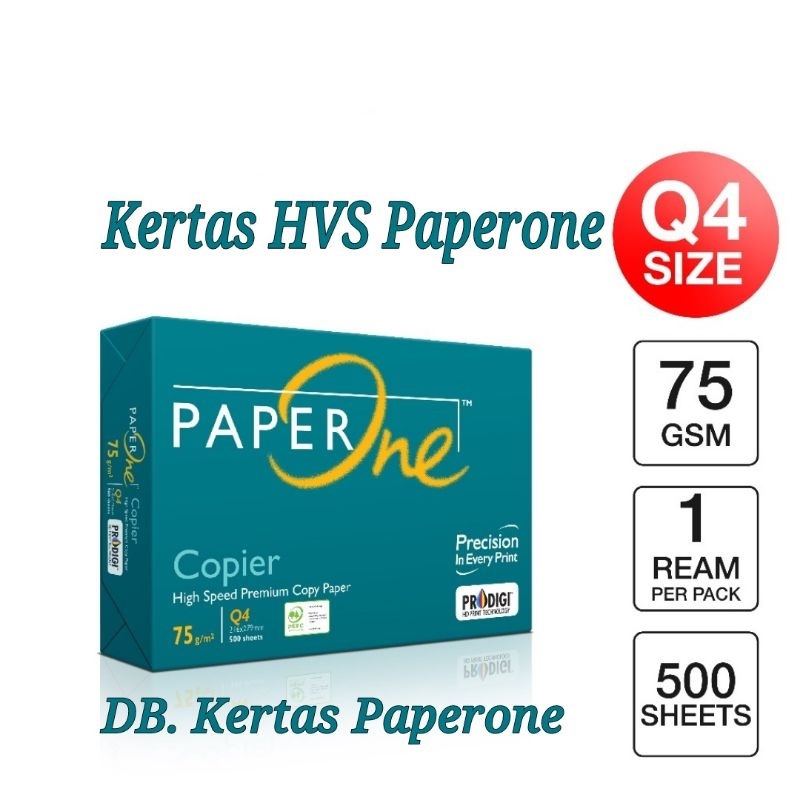 

Kertas HVS Paperone Q4 75 Gram 1 rim