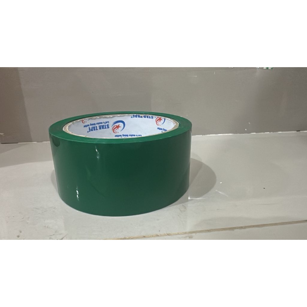 { OMG } Lakban Hijau 72yard x 45mm Lakban Star Tape / Lakban Hijau Star Tape 72yard x 45mm / Tape Pe