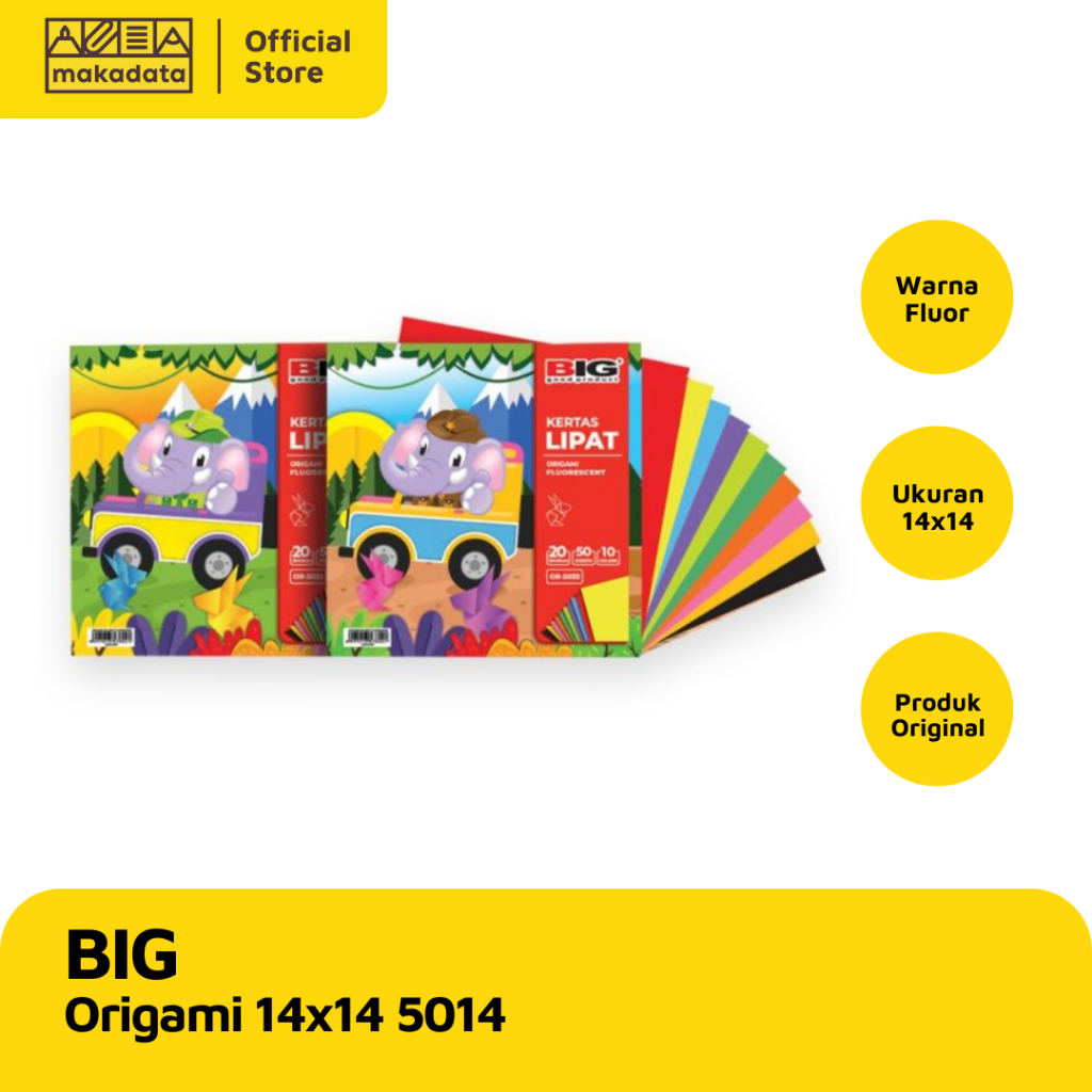 

ORIGAMI / KERTAS LIPAT BIG 14x14CM 5014 MURAH