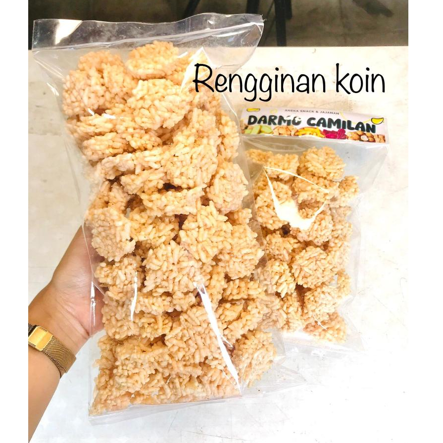 

Rengginan Koin 500gr 250gr Udang Bawang Manis