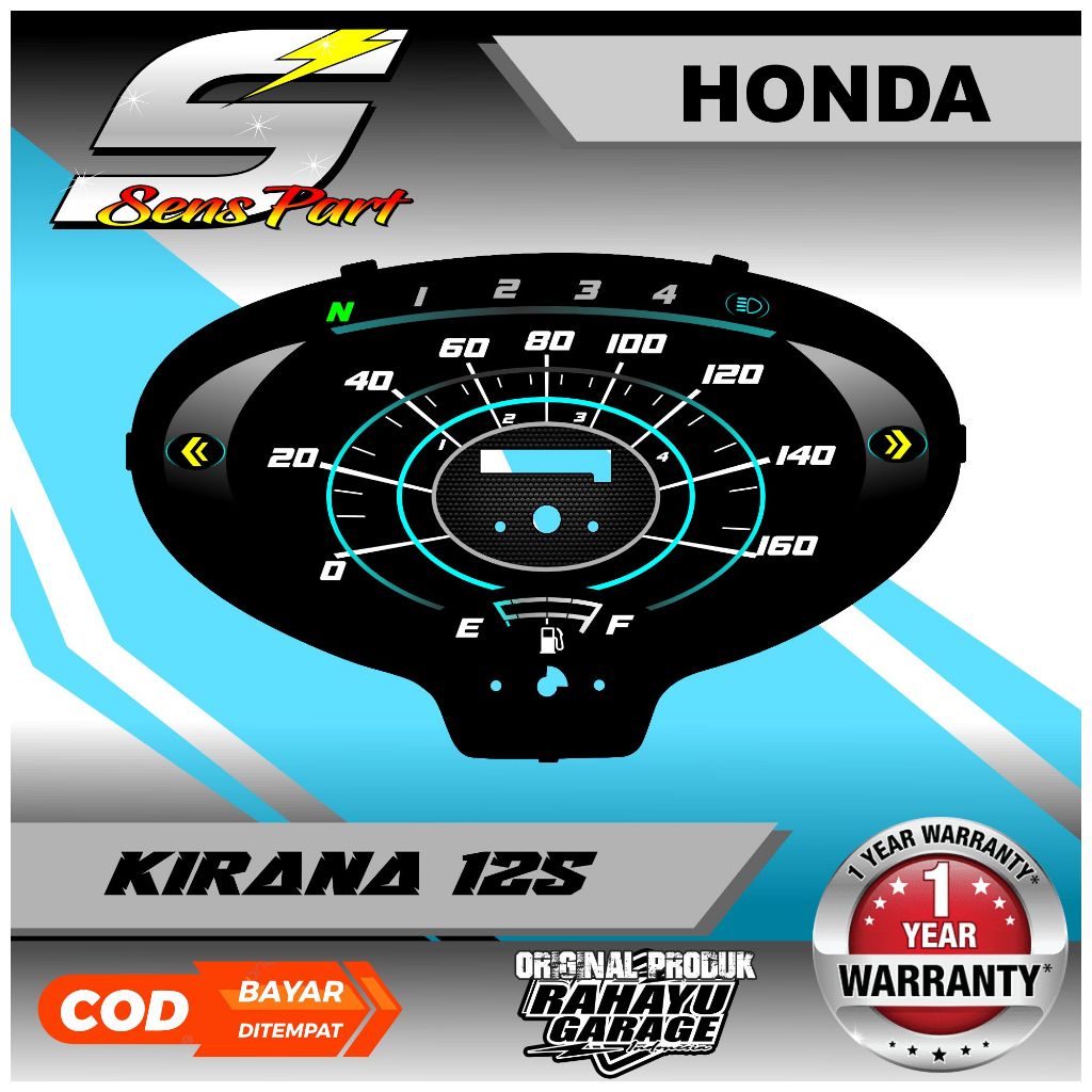 PAPAN SPEEDOMETER CUSTOM HONDA KIRANA 125