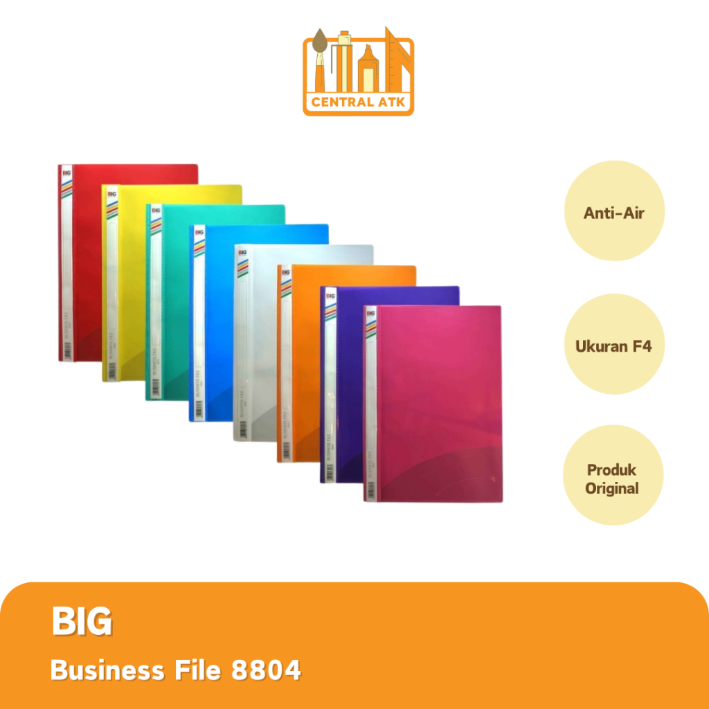 

BUSINESS / BISNIS FILE BIG 8804 POCKET (1 PCS) MURAH