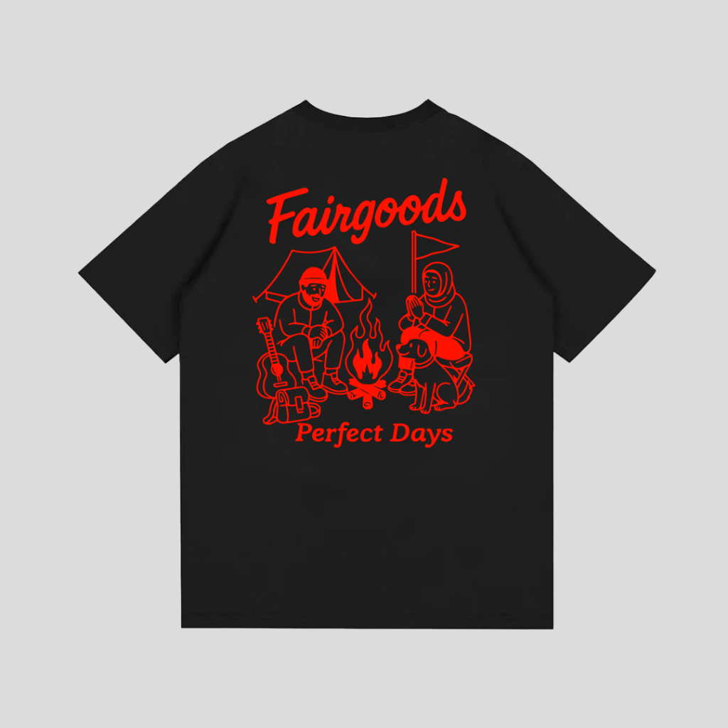 Fairgoods Kaos - Bonvira - Hitam