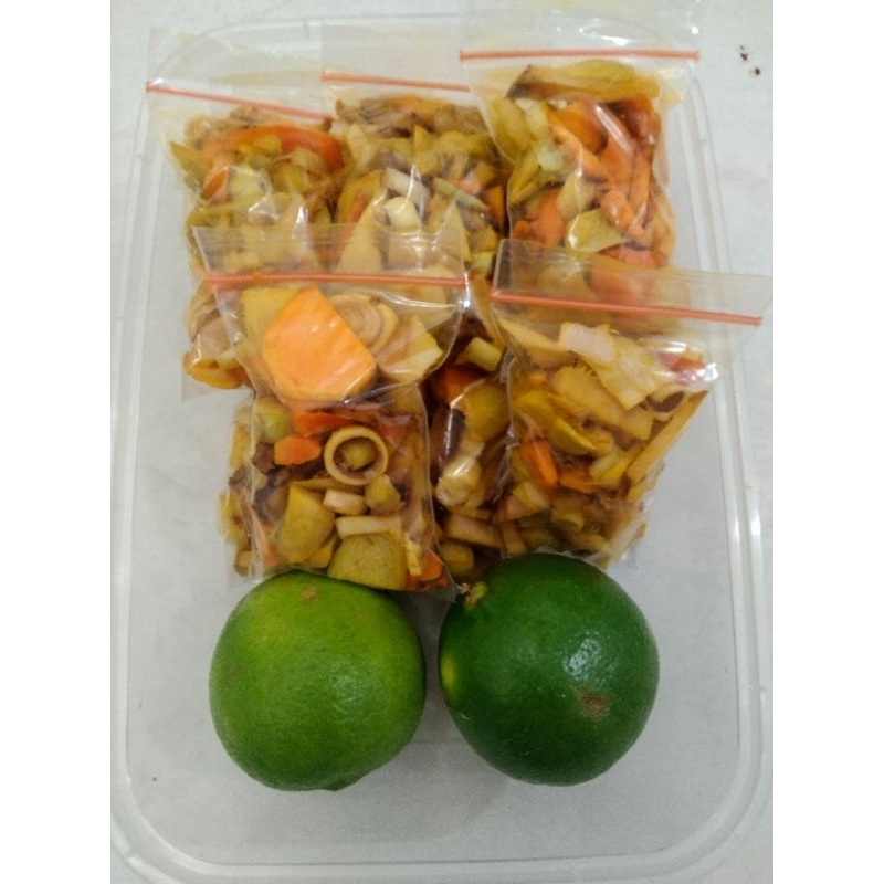 

Teh Rimpang/teh herbal kunyit, sereh, lengkuas, jahe, jeruk nipis