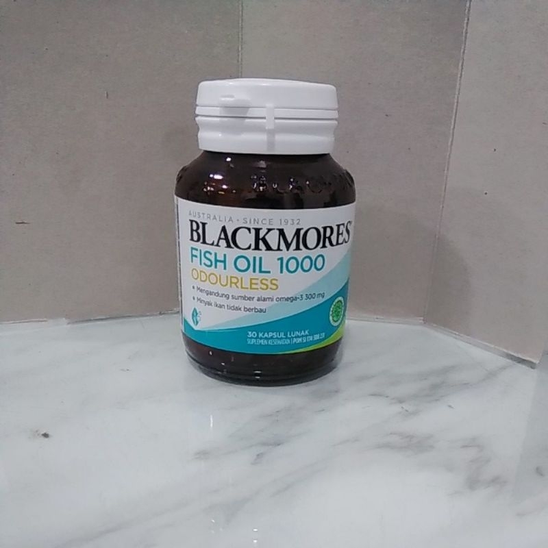 Blackmores Fish Oil 1000 Odourless 30kap