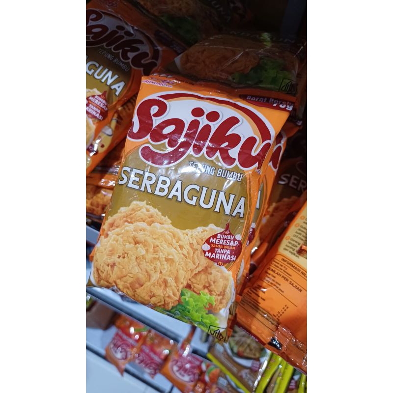 

sajiku tepung bumbu serbaguna renteng 40gr isi 10pcs