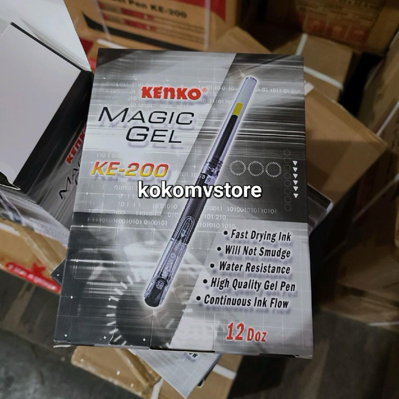 

pulpen KE-200 magic gel 0,5 kenko 12lusin