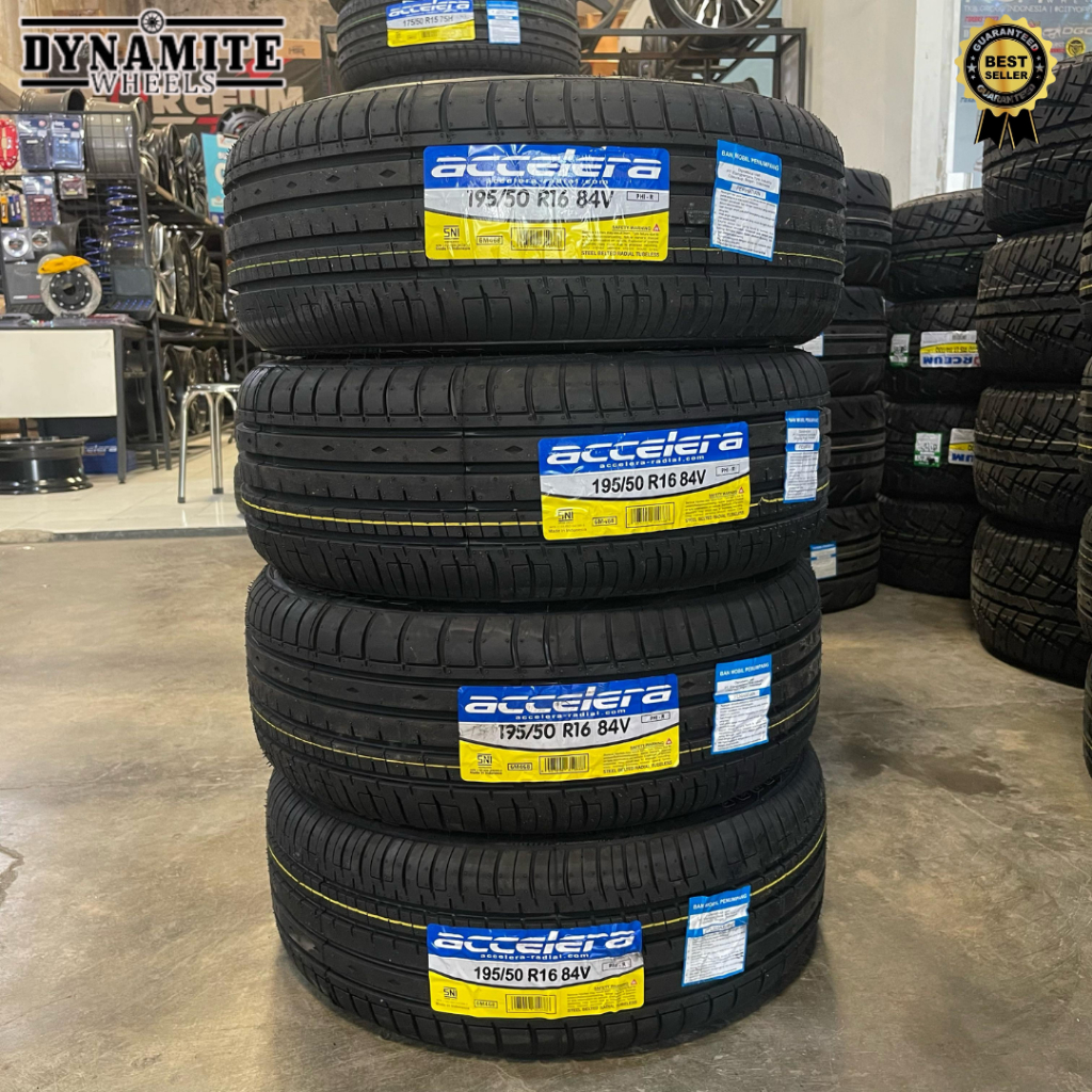 ACCELERA PHI-R UKURAN 195/50 R16 BAN MOBIL | JUAL BAN MOBIL RING 16 TUBLES BUKAN DUNLOP