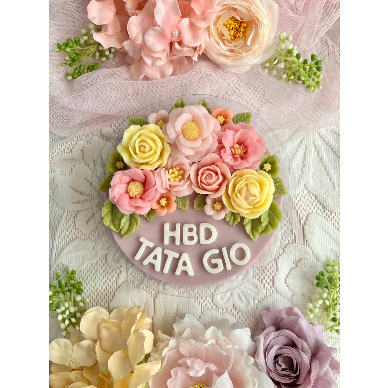 

puding bunga hampers depok 15cm