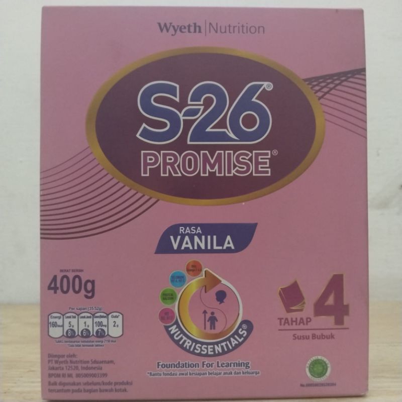 

Nutrition S-26 promise
