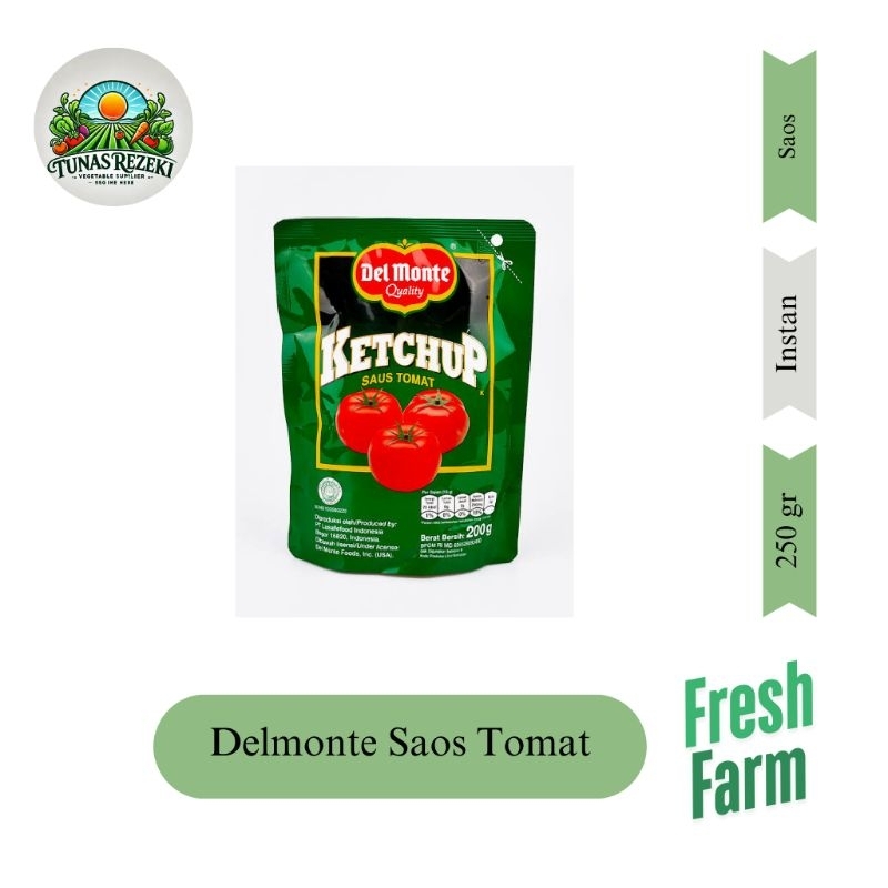 

Del Monte Sauce Tomat 200 gr | Saos Tomat Del Monte