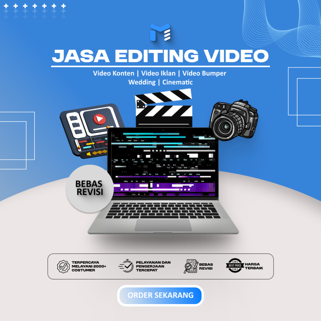JASA EDITING VIDEO PROFESIONAL, BEBAS REVISI, CINEMATIC, VIDEO 2D, COMPANY PROFILE,