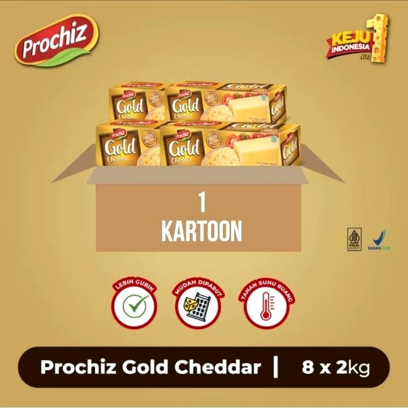 

Keju Prochiz Gold 16kg (1 karton)