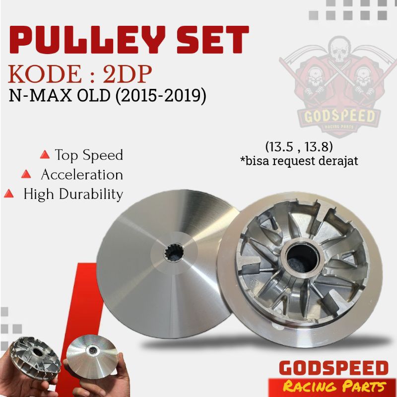 RUMAH ROLLER NMAX OLD PULLEY CUSTOM NMAX OLD KIPAS NMAX OLD KODE 2DP